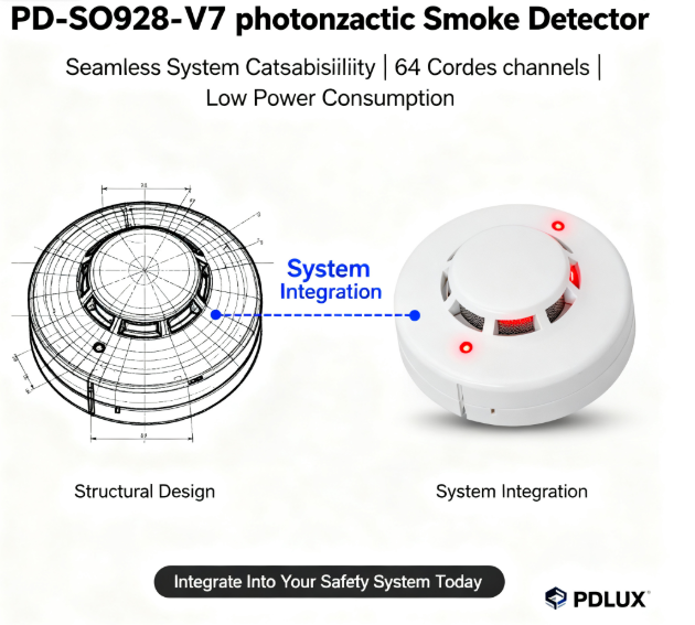 Smart Fire Safety توسط PDLUX: آشکارساز دود فوتوالکتریک PD-SO928-V7 منتشر شد