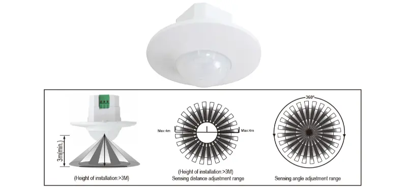 PDLUX سنسور PIR PD-PIR200A را برای تشخیص حرکت سقف 360 درجه راه اندازی می کند